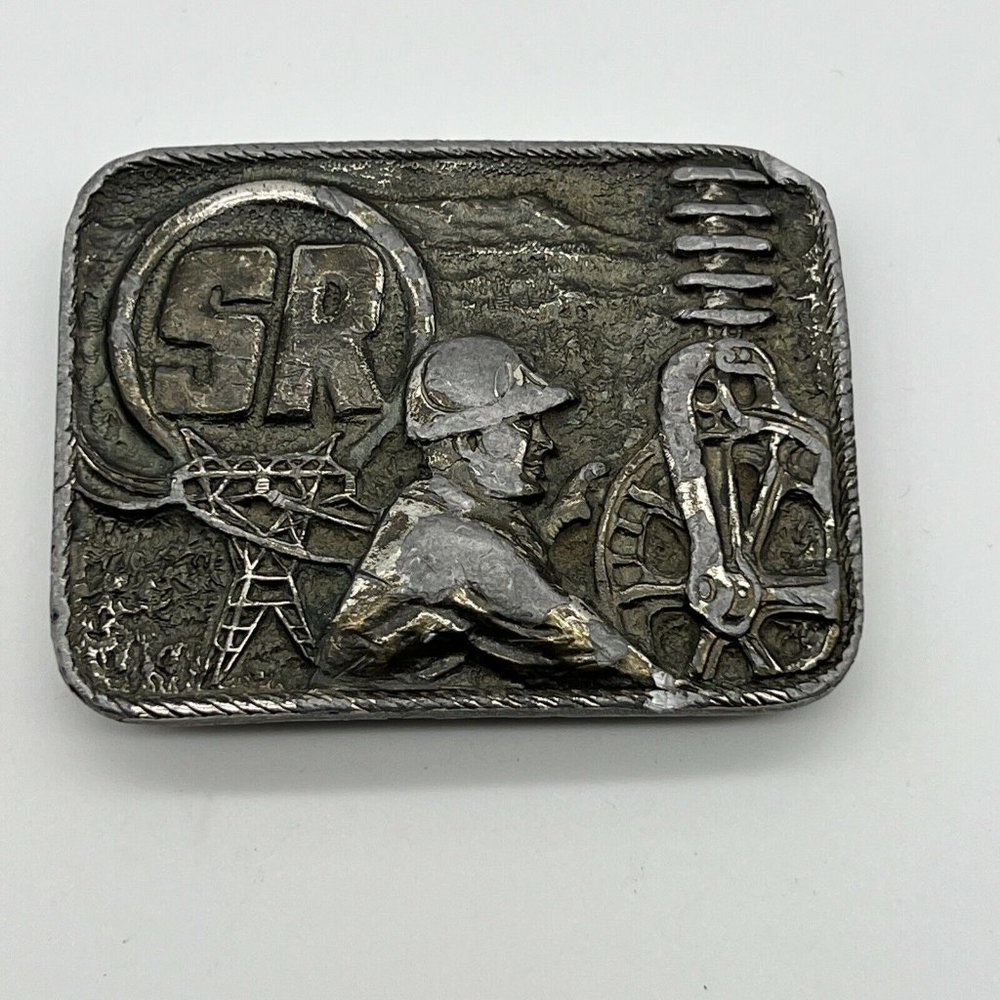 VINTAGE 1970s **SHERMAN & REILLY, INC.**ENERGY BELT BUCKLE